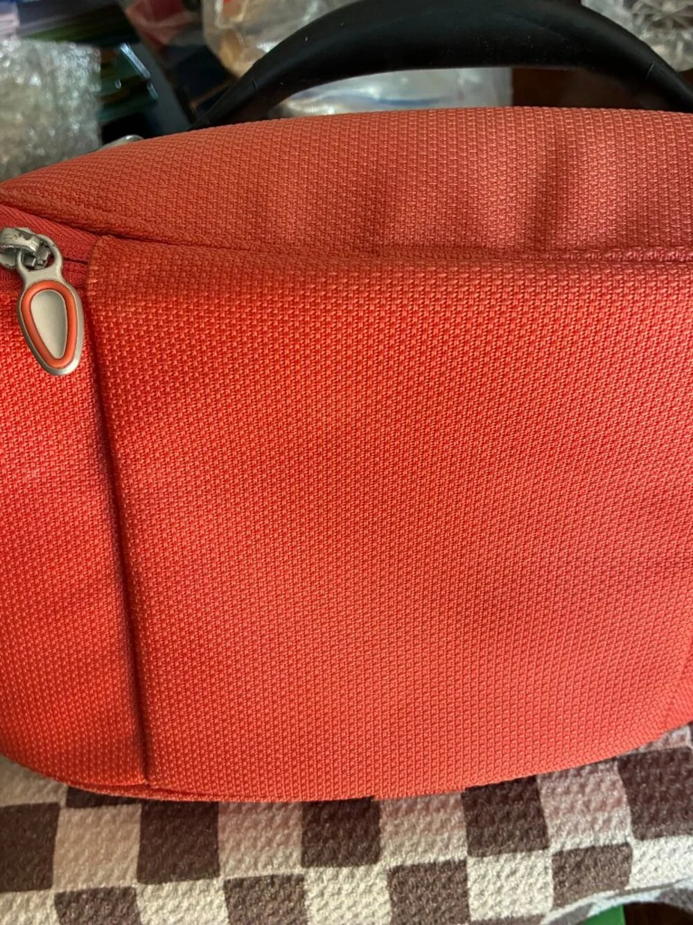 Vintage Tumi T3 Train Make-up/Toiletry Case Coral